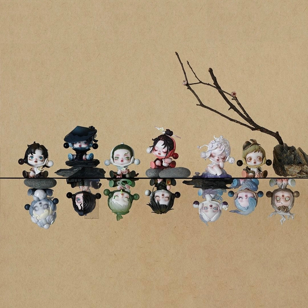 SkullPanda The Ink Plum Blossom Series Blind Box