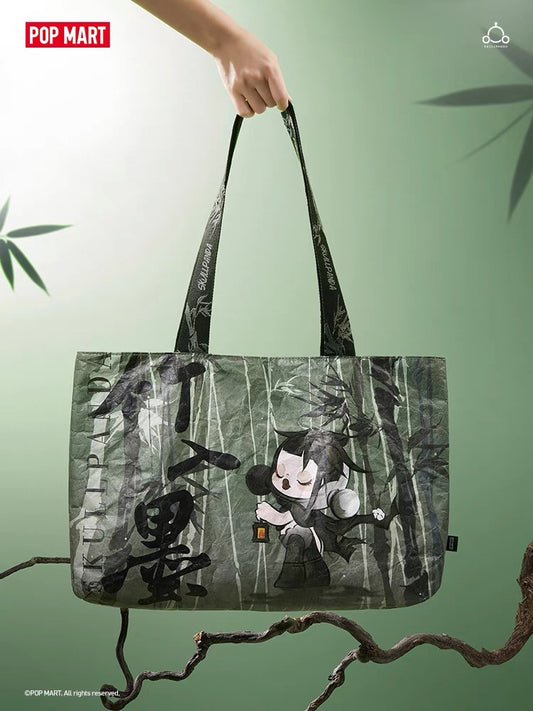 Skull Panda Ink Plum Blossom Tote Bag