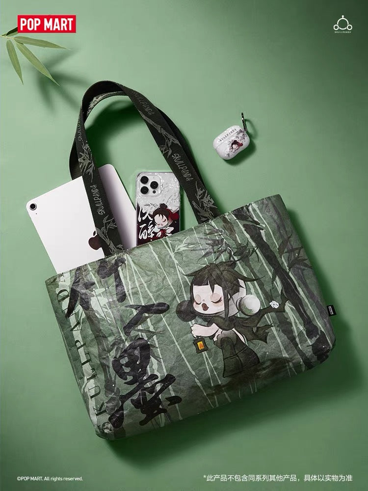 Skull Panda Ink Plum Blossom Tote Bag