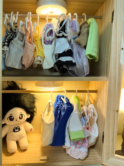 Doll Clothes Closet Set